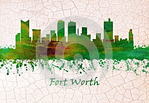 Fort Worth Texas skyline photo