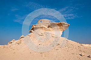 Fort in the Zekreet desert of Qatar, Middle East