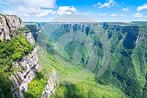 Canyon Fortaleza in Cambara do Sul, RS - Brazil. photo