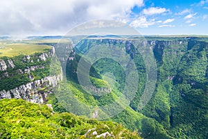 Canyon Fortaleza in Cambara do Sul, RS - Brazil. photo