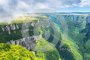 Canyon Fortaleza in Cambara do Sul, RS - Brazil. photo