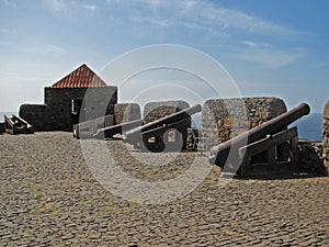 Fortaleza Real de San Felipe Portuguese Fort in Cidade Velha Old city Unesco Heritage site Santiago island Cape Verde Cabo Verde