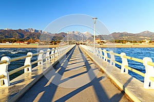 Forte dei marmi pier view