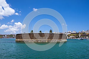 Forte Sao Marcelo fort in Salvador de Bahia