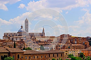 Fortezza Medicea - Siena, Italy, old city view