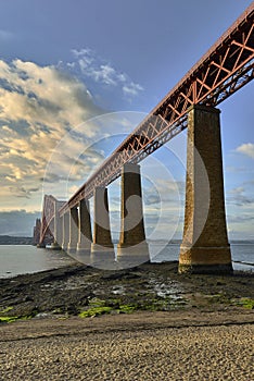 The Forth Bridge, Edinburgh, Scotland - panorama