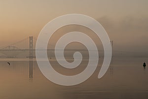 Forth Bridges at Dawn