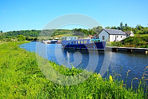 Forth and Clyde canal in Scotland