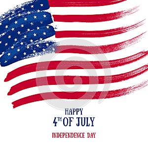 Forth July Independence day background design.