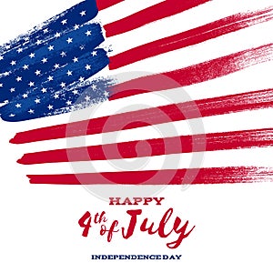 Forth July Independence day background design.