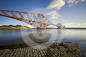 The Forth Rail Bridge, Firth of Forth, Edinburgh, Scotland