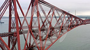 The Forth Railway Bridge in Edinburgh Scotland