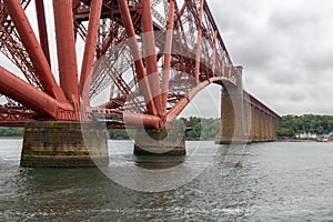 Forth Railway Bridge over Firth of Forth near Queensferry, Scotland