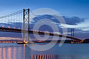 Forth Road Bridge, Edinburgh, Scotland photo