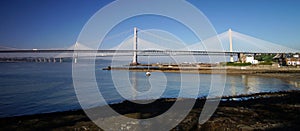 The Forth Road Bridge and the Queensferry Crossing