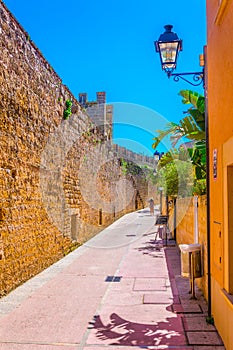 Fortification of Alcudia town at Mallorca, Spain