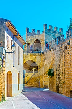 Fortification of Alcudia town at Mallorca, Spain