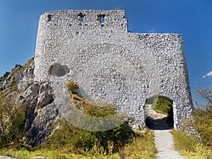 Fortification of main gate of Cachtice Castle