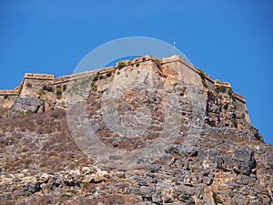 Fortification on mountain