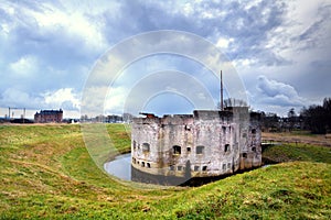 Fortification ruins in Muiden