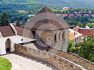 Fortification tower of the Castle of Kremnica photo