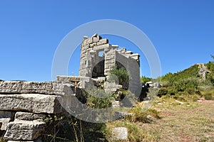 The Arcadian wall, Messinia, Greece photo