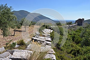 The Arcadian wall, Messinia, Greece photo