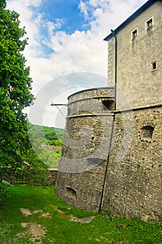 Fortification wall of  Cerveny Kamen castle