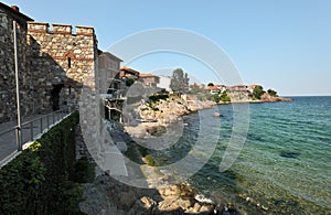 Fortification wall in Sozopol, Bulgaria