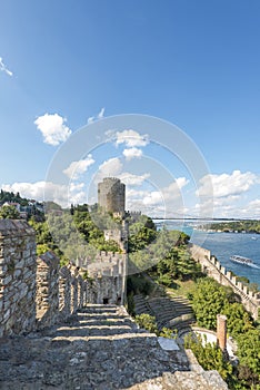 fortifications of ancient Byzantium on the banks