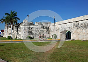 The fortifications of Campeche in Mexico