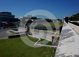 The fortifications of Campeche in Mexico