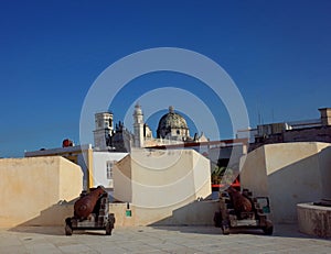 The fortifications of Campeche in Mexico