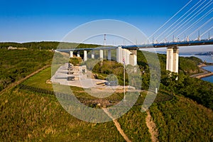 Fortifications of the northeastern coast of Russky Island and the Russky Bridge