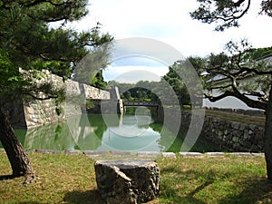 Fortifications of the Traditional Japanese Castle in Kyoto