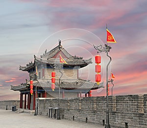 Fortifications of Xian (Sian, Xi'an) an ancient capital of China