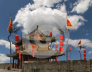 Fortifications of Xian (Sian, Xi'an) an ancient capital of China