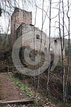 Fortified castle of Hagueneck in Alsace