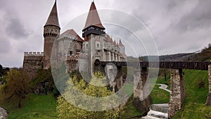 Fortified castle of Hunedoara, Romania - UNESCO heritage - Romanian historical landmarks