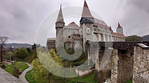 Fortified castle of Hunedoara, Romania - UNESCO heritage - Romanian historical landmarks