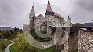 Fortified castle of Hunedoara - UNESCO heritage - historical landmarks of Romania