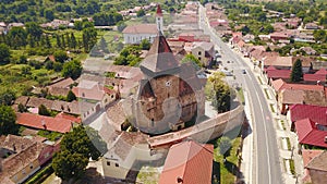 Fortified church of Axente Sever in Romania photo