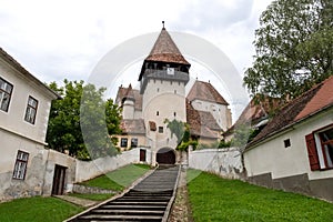 The fortified church from Bazna, Transylvania, Romania