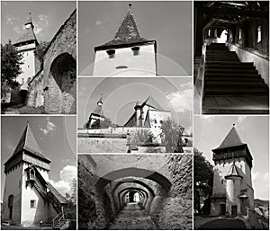Fortified Church - Biertan collage
