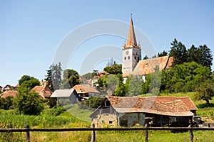 The fortified church from Cincu, Brasov County, Romania