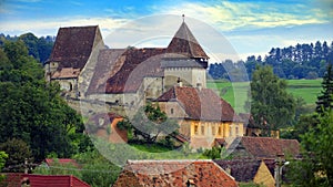 Fortified church, Copsa Mare, Transylvania, Romania