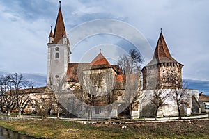 Fortified church of Cristian,Sibiu, Romania