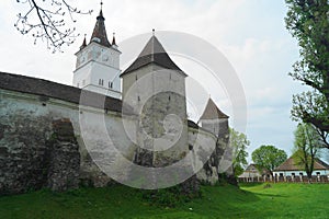 The fortified church of Harman , Brasov, Transylvania, Romania