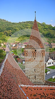 Fortified church in Mosna