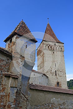 Fortified church in Mosna